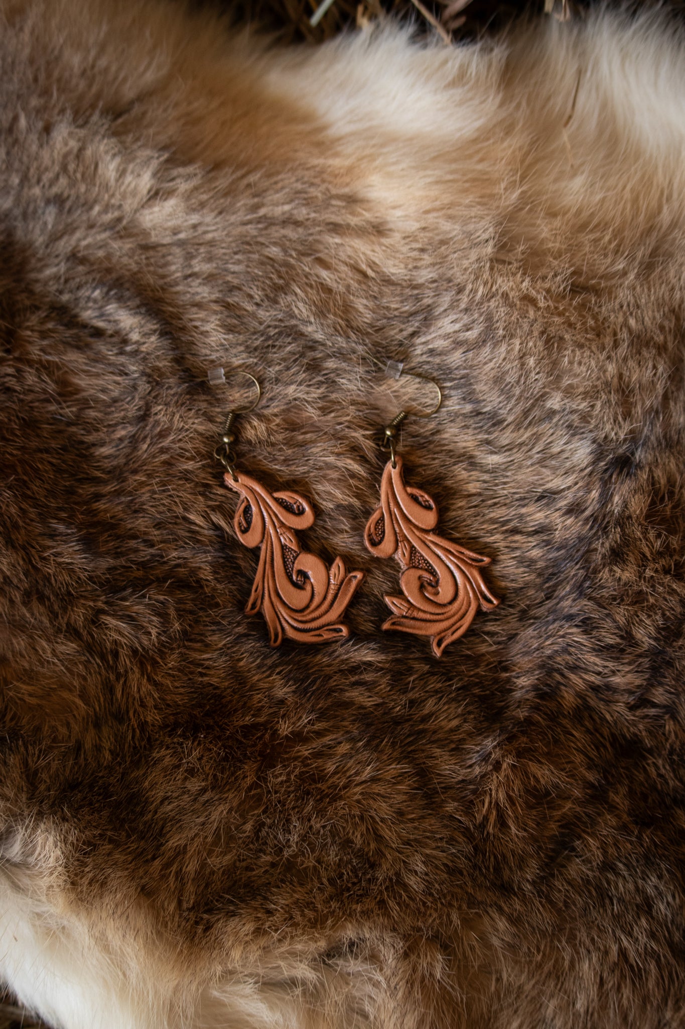 Natural Scroll Earrings