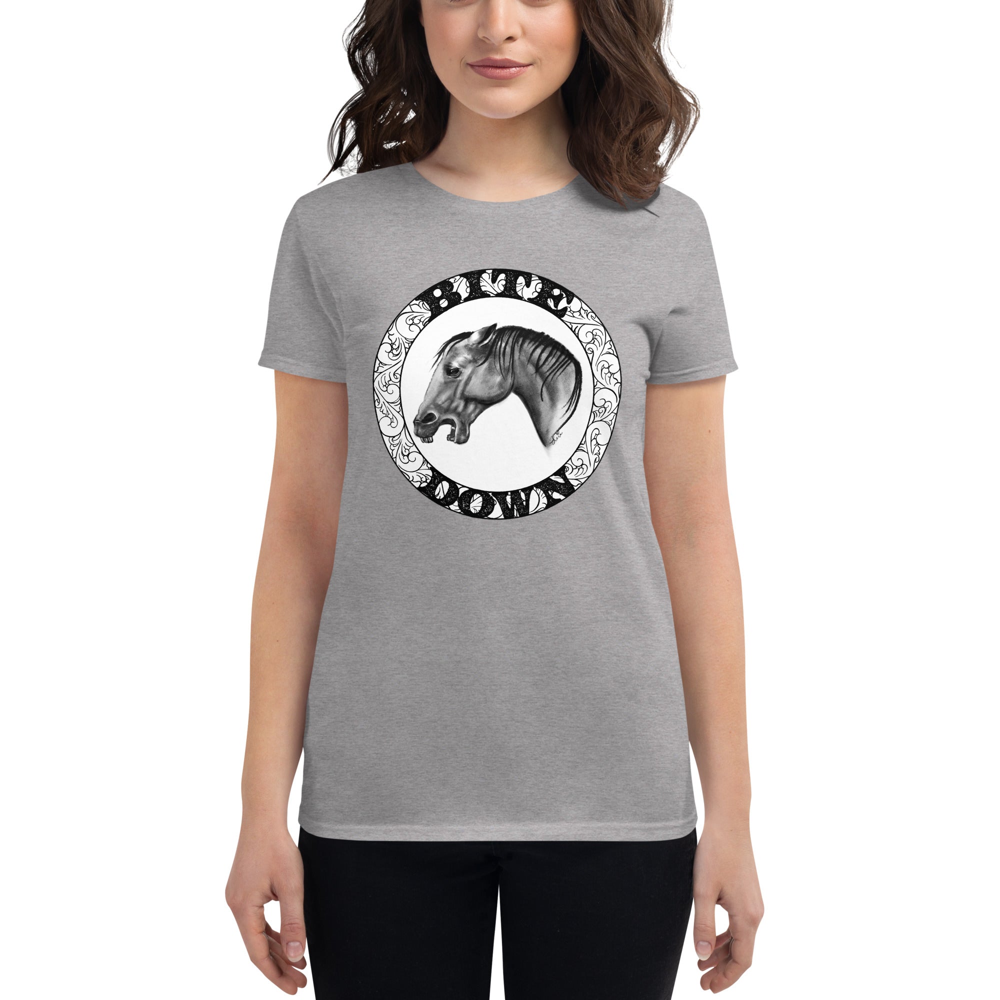 Women's Ladyship short sleeve bite down t-shirt