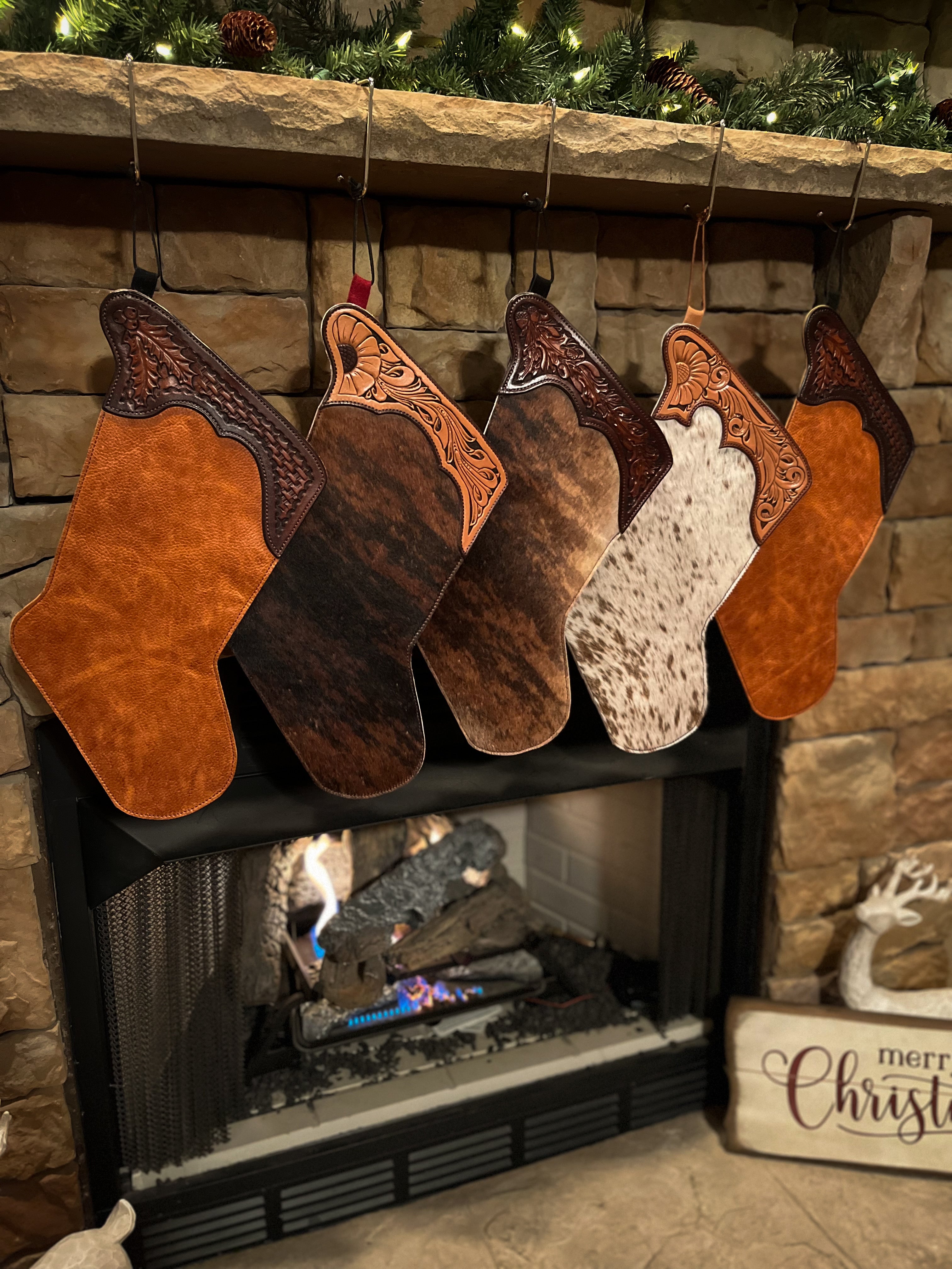 Brindle Oakleaf Chap Stocking